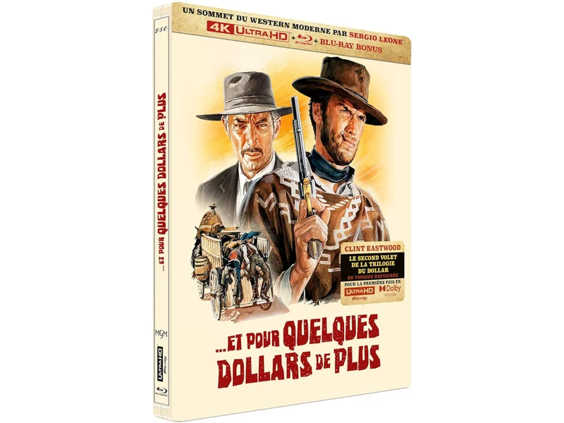 ...ET POUR QUELQUES DOLLARS DE PLUS - COMBO UHD 4K + BD + BD BONUS - STEELBOOK