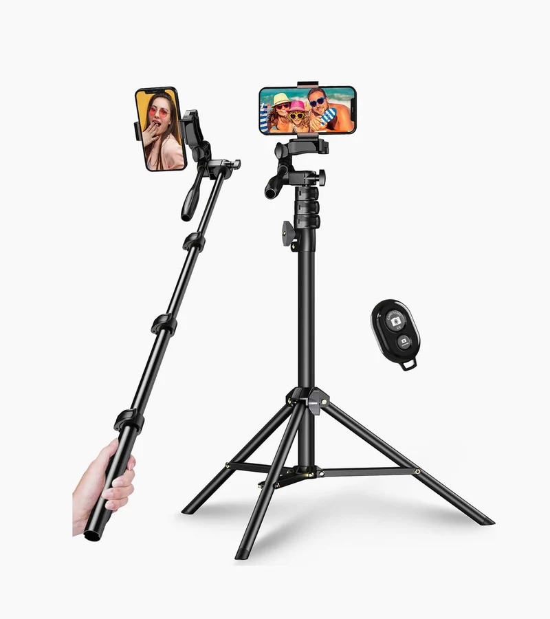 Perche à selfie de 70 pouces avec trépied