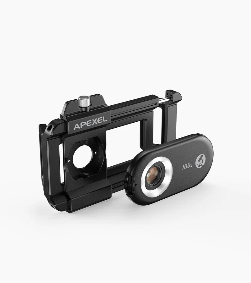 Objectif de microscope APEXEL PhoneMicro série 5 100X/150X/200X/300X