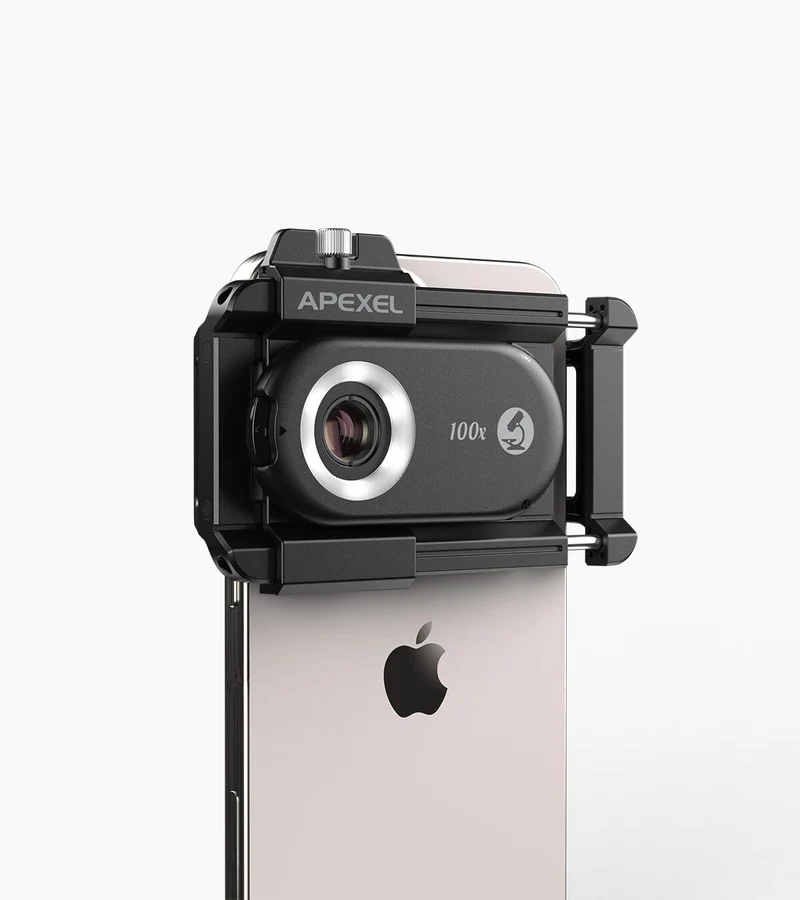 Objectif de microscope APEXEL PhoneMicro série 5 100X/150X/200X/300X