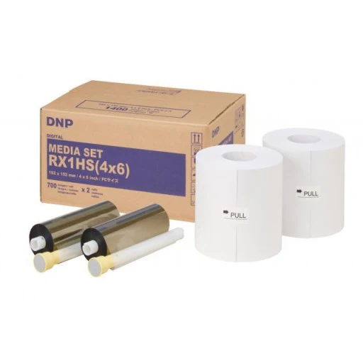 DNP Media Set DSRX1HS 10x15 (1400 Prints) pour DNP DS-RX1/RX1HS OUTLET
