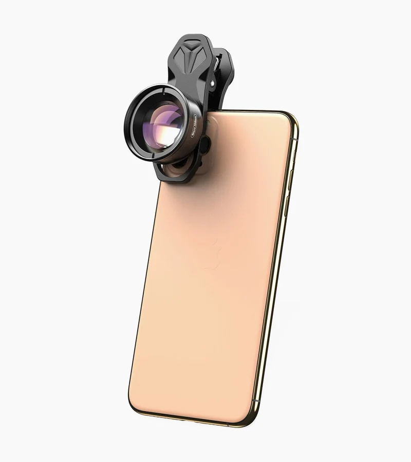 Objectif macro classique HD 100 mm pour téléphone portable