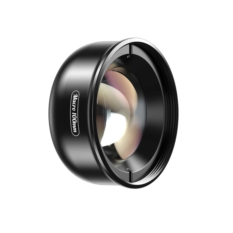 Objectif macro classique HD 100 mm pour téléphone portable