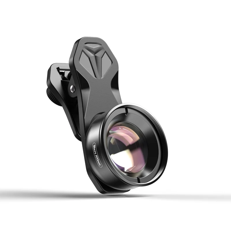 Objectif macro classique HD 100 mm pour téléphone portable