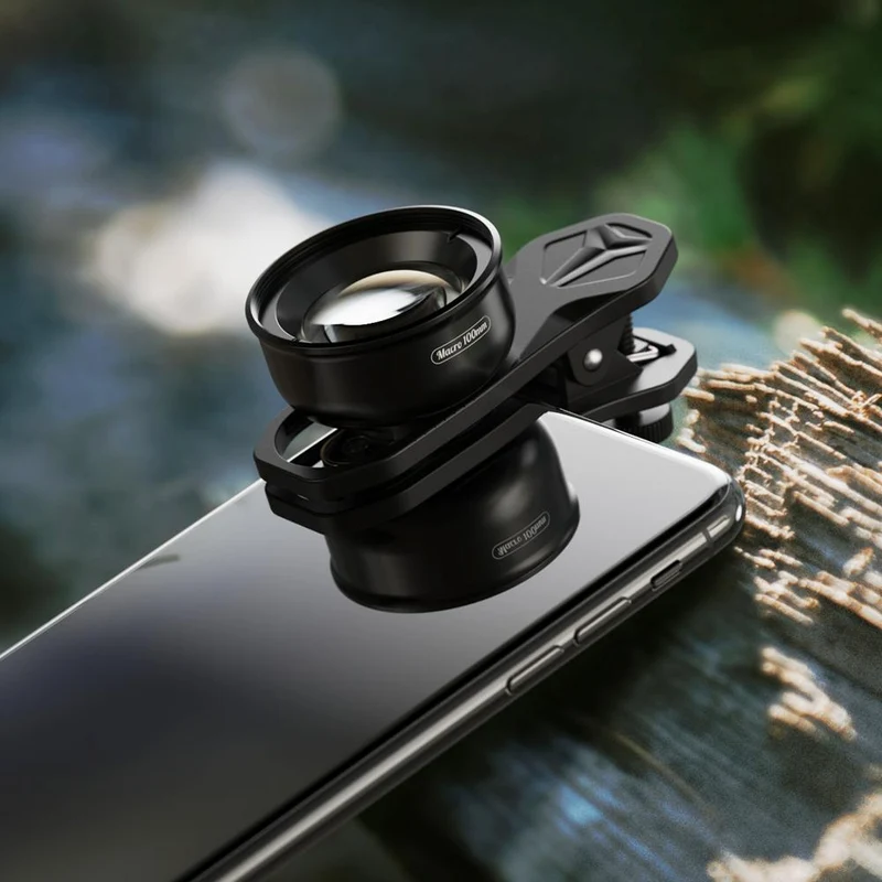 Objectif macro classique HD 100 mm pour téléphone portable