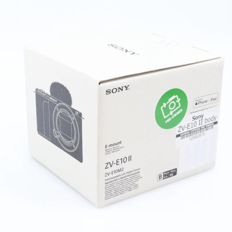 Sony ZV-E10 II boîtier occasion