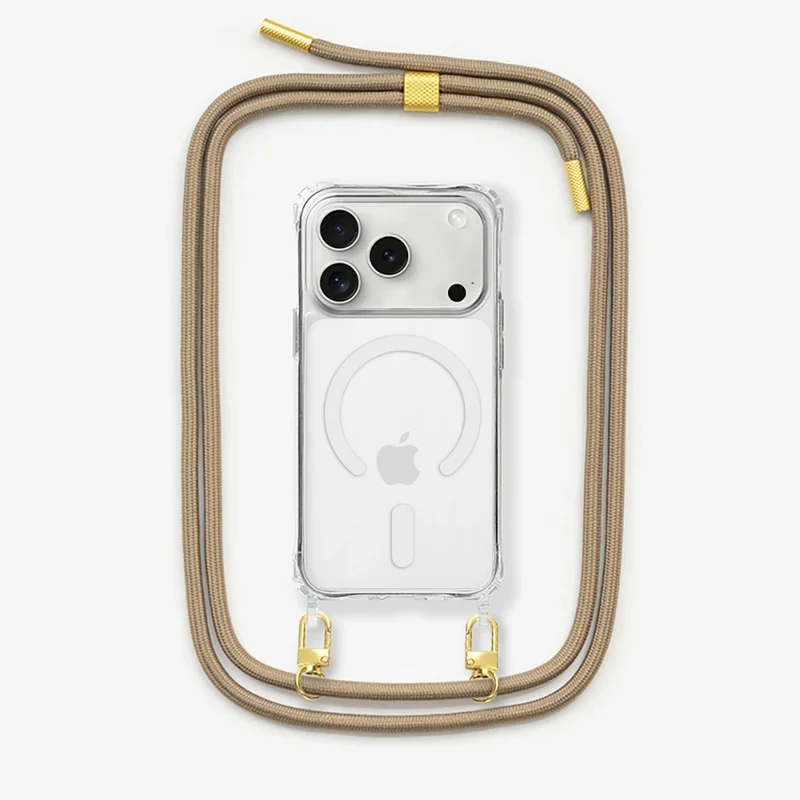 iPhone 17 Pro Chaîne pour téléphone portable Transparent MagSafe
