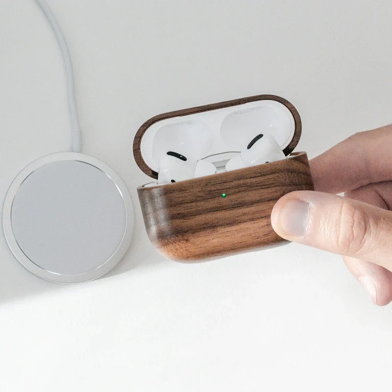 Airpods Pro étui en bois