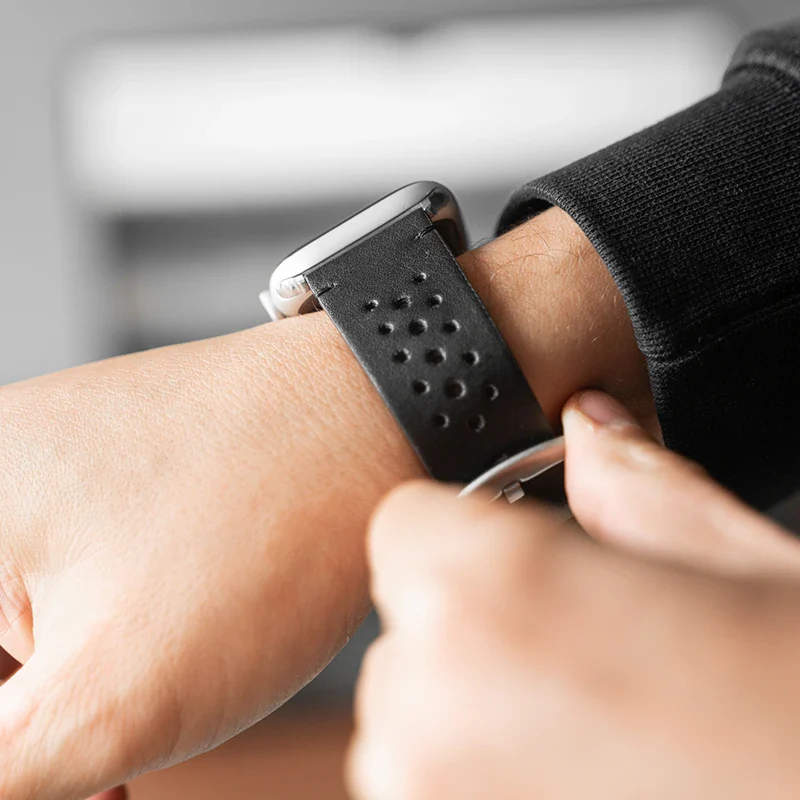 Apple Watch Ultra Bracelet en cuir Vegan