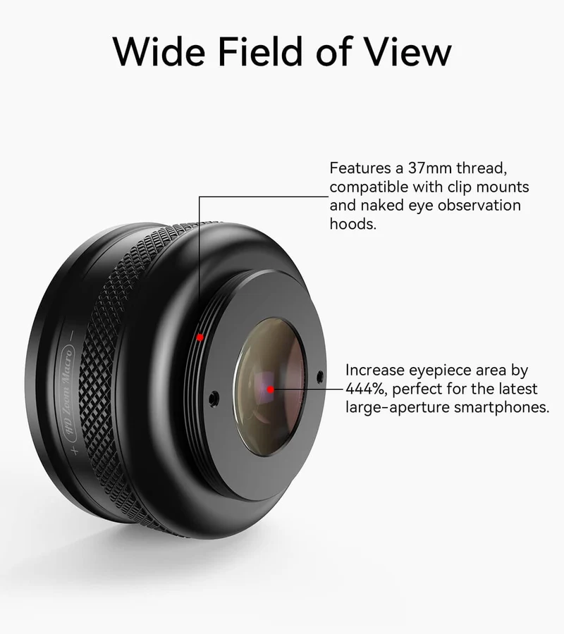 Objectif macro zoom 10-20X
