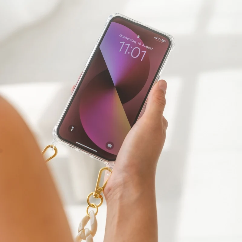 iPhone 17 Pro Chaîne pour téléphone portable Transparent MagSafe