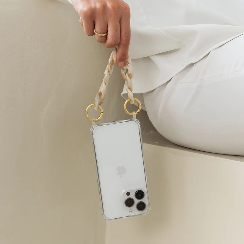 iPhone 16 Pro Chaîne pour téléphone portable Transparent MagSafe