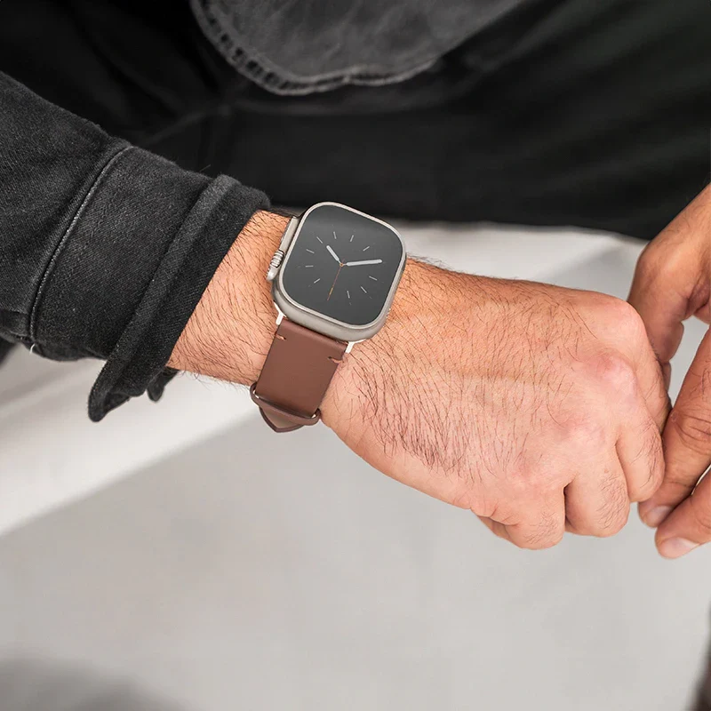 Bracelet Apple Watch en cuir Vegan