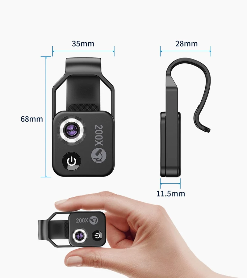 Microscope pour smartphone 200X