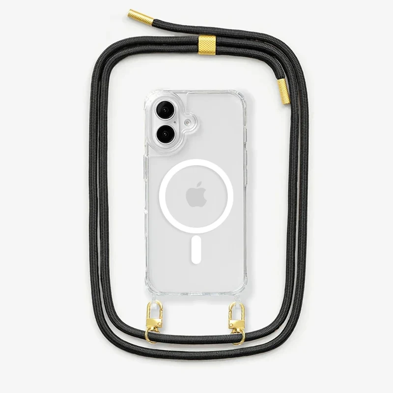 iPhone 17 Chaîne pour téléphone portable Transparent MagSafe