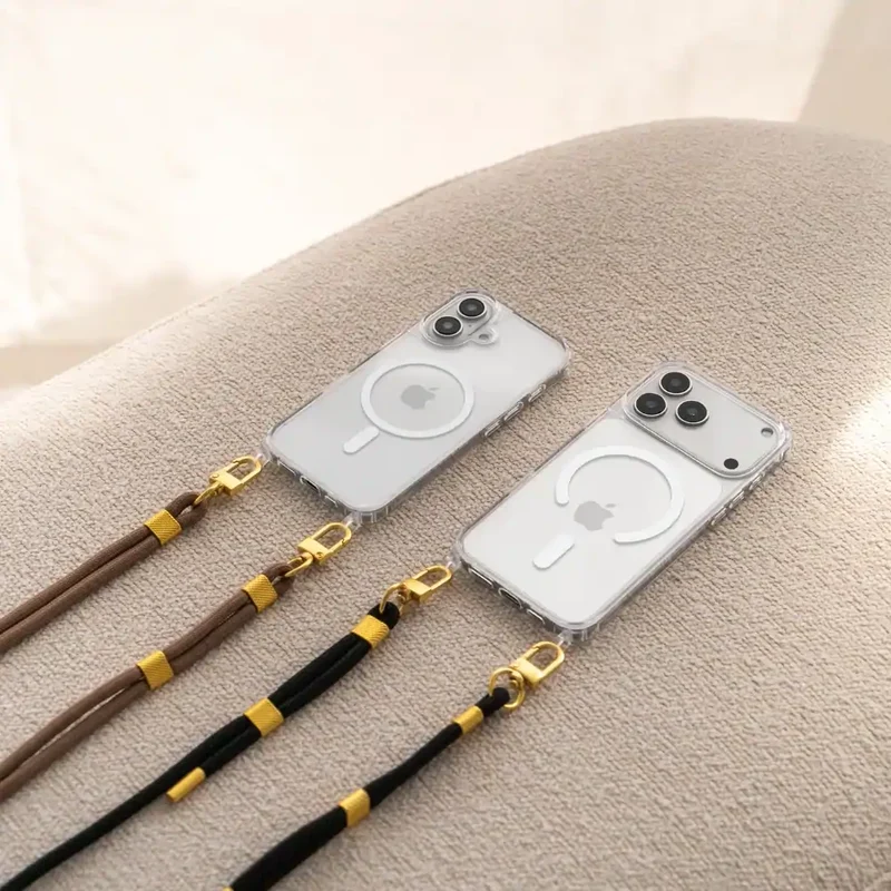 iPhone 17 Chaîne pour téléphone portable Transparent MagSafe