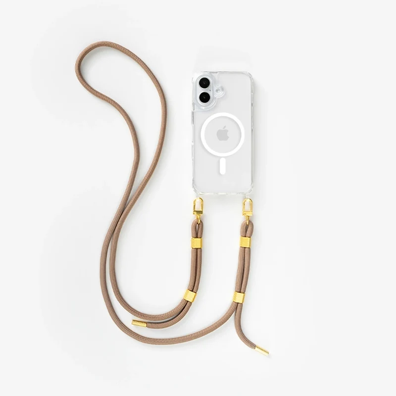 iPhone 17 Chaîne pour téléphone portable Transparent MagSafe