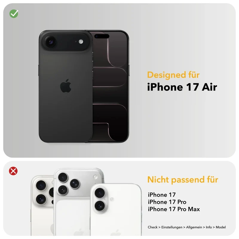 Étui iPhone 17 Air Noyer avec MagSafe