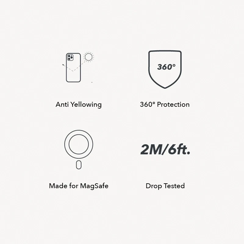 iPhone 17 Pro Clear Case avec MagSafe