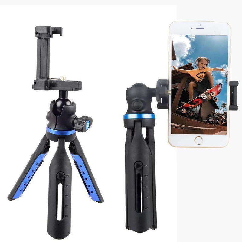 Mini trépied flexible et rétractable durable pour appareil photo reflex numérique de téléphone portable