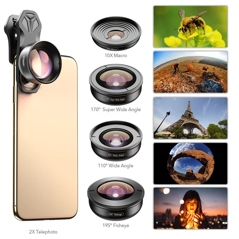 Kit d'objectif professionnel 4K HD 5 en 1