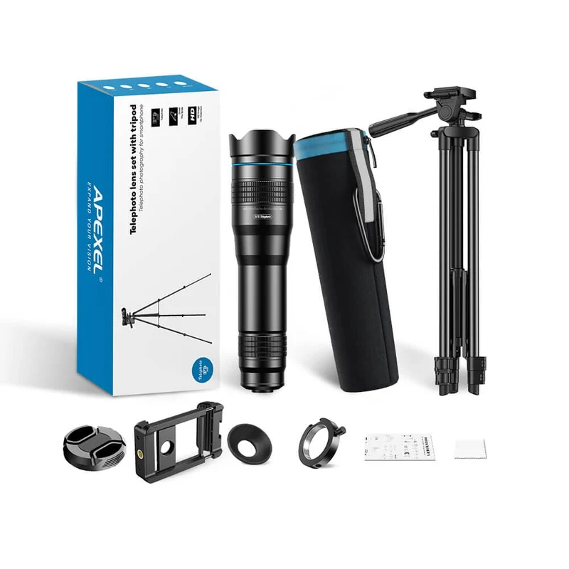 Kit téléobjectif 36x amélioré pour smartphone