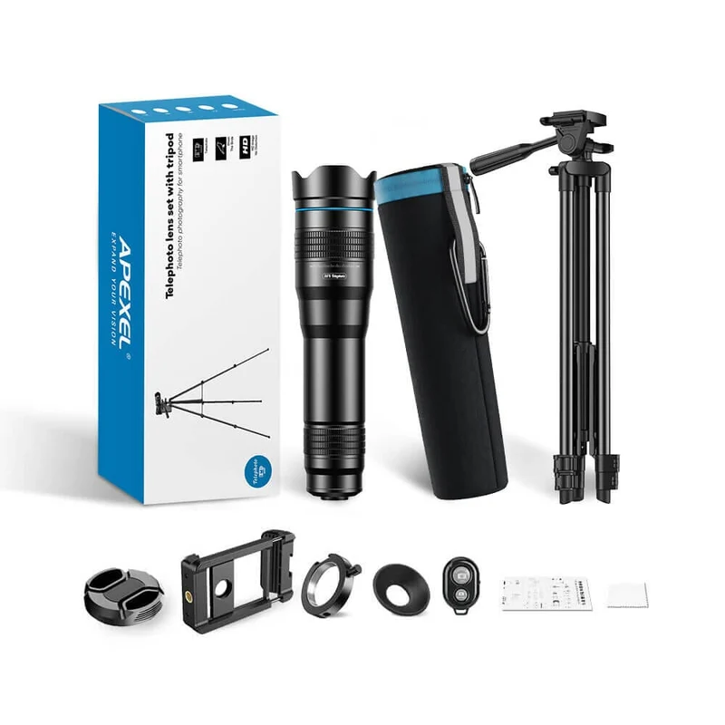 Kit téléobjectif 36x amélioré pour smartphone