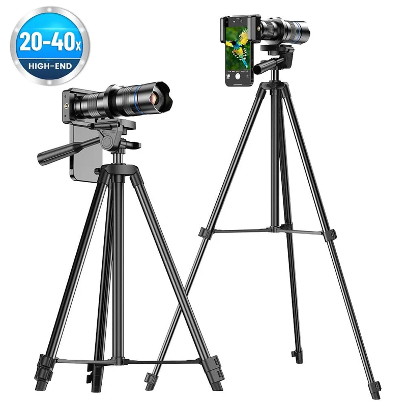Kit téléobjectif pour smartphone avec zoom amélioré 20-40X