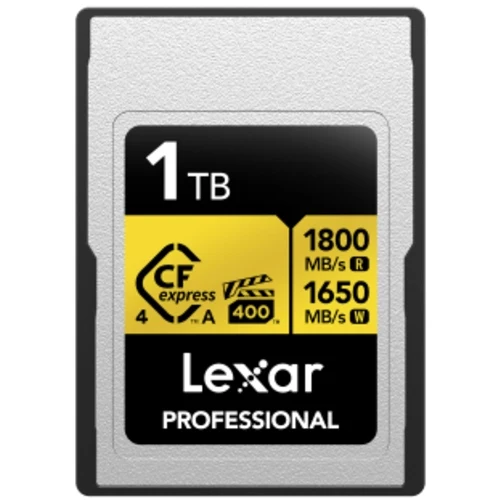 Lexar Professional Or 4.0 Carte CFexpress Type A VPG400 R1800/W1650 MB/s – 1TB