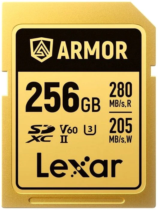 Lexar Pro Or Armor 256GB SDXC UHS-II V60 - R280/W210 MB/s - IP68
