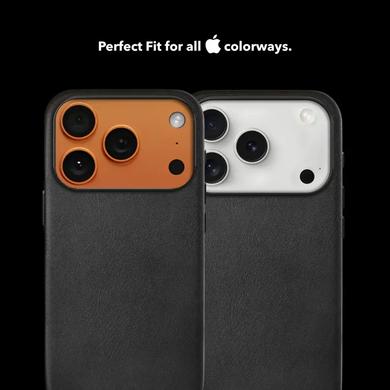 iPhone 17 Pro étui en cuir Vegan