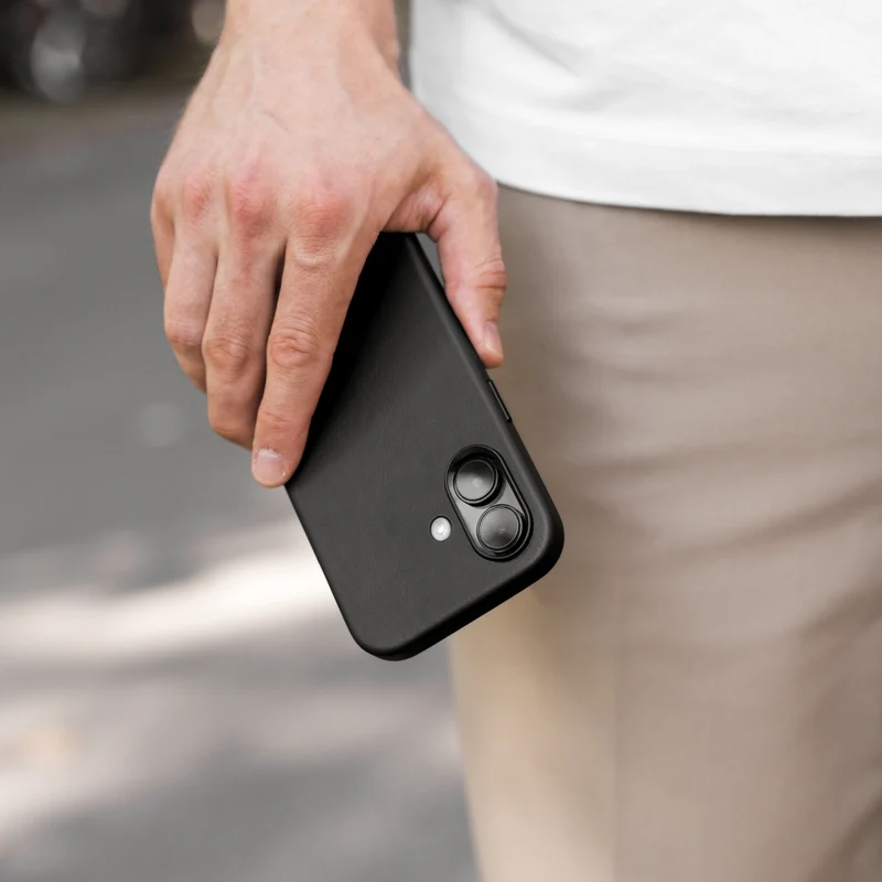 iPhone 17 Housse en cuir Vegan