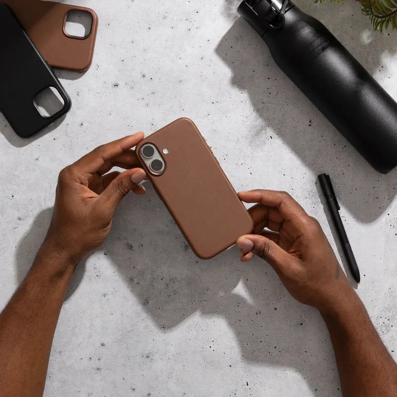 iPhone 17 Housse en cuir Vegan