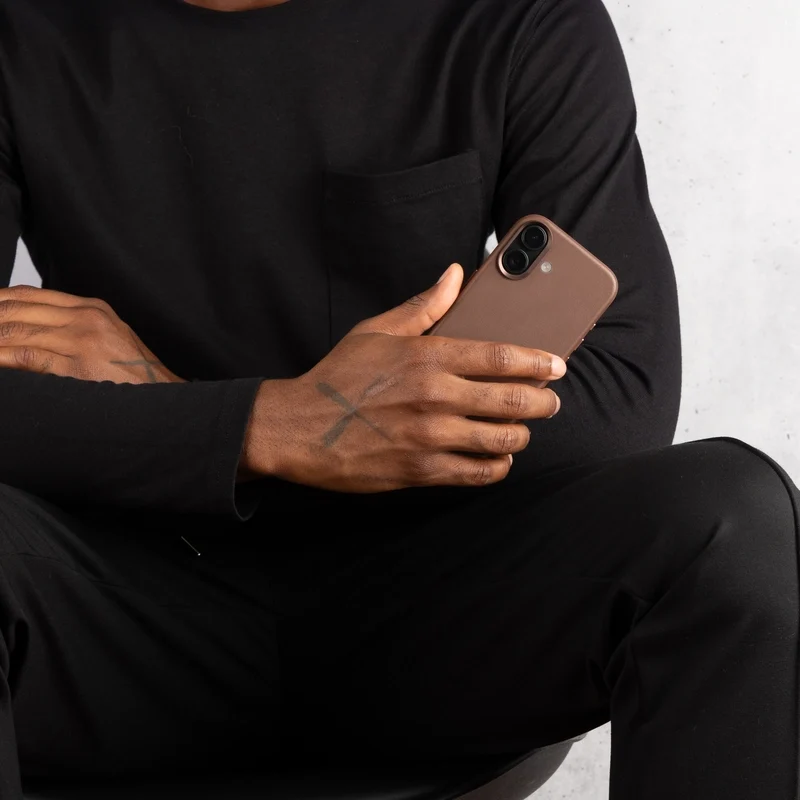 iPhone 17 Housse en cuir Vegan