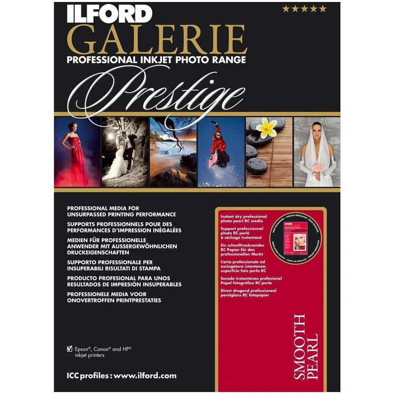 Ilford Prestige Lisse Nacré A3+ 310g 25 Feuilles