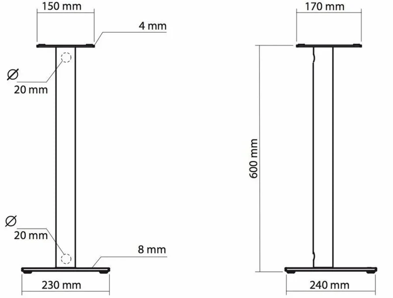 NorStone Epur Stand Silver