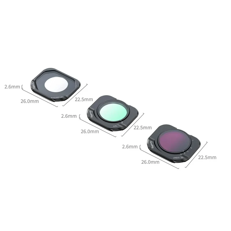 SmallRig 7111 CPL & VND & Black Mist Filter Kit for Insta360 Luna Pro