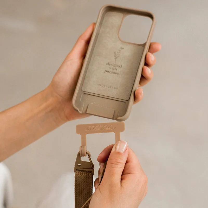 iPhone 15 Pro Max Housse pour téléphone portable avec bande