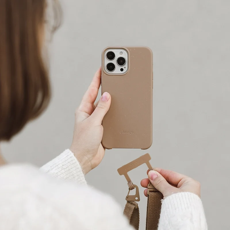 Étui pour téléphone portable iPhone 15 Pro avec bande