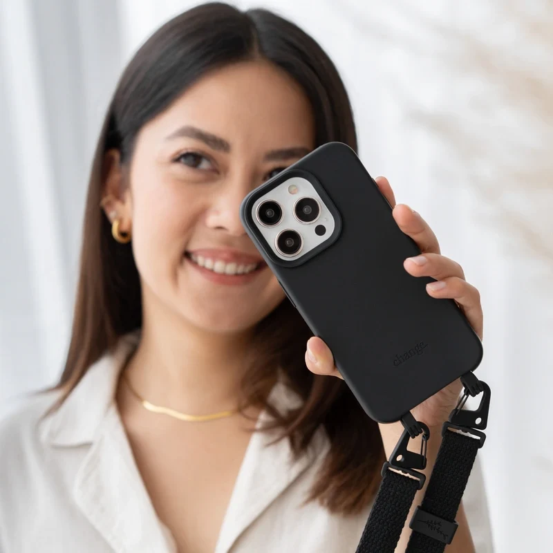 iPhone 15 Pro Max Housse pour téléphone portable avec bande
