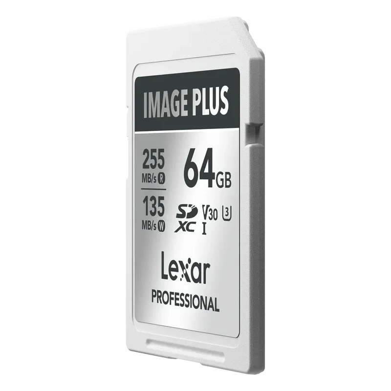 Lexar Image Plus 64GB SDXC UHS-I V30 - R255/W135 MB/s