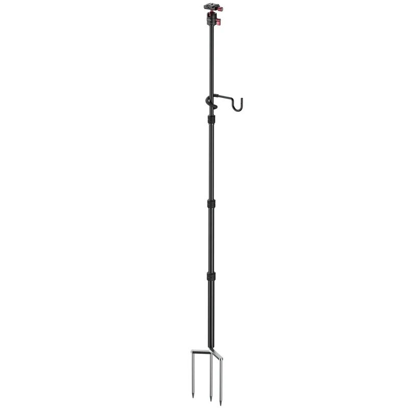 SmallRig 6397 Monopod with Triple Ground Spikes and Ball Head