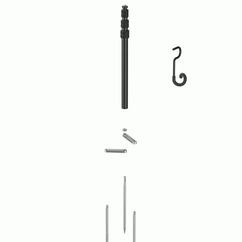 SmallRig 6397 Monopod with Triple Ground Spikes and Ball Head