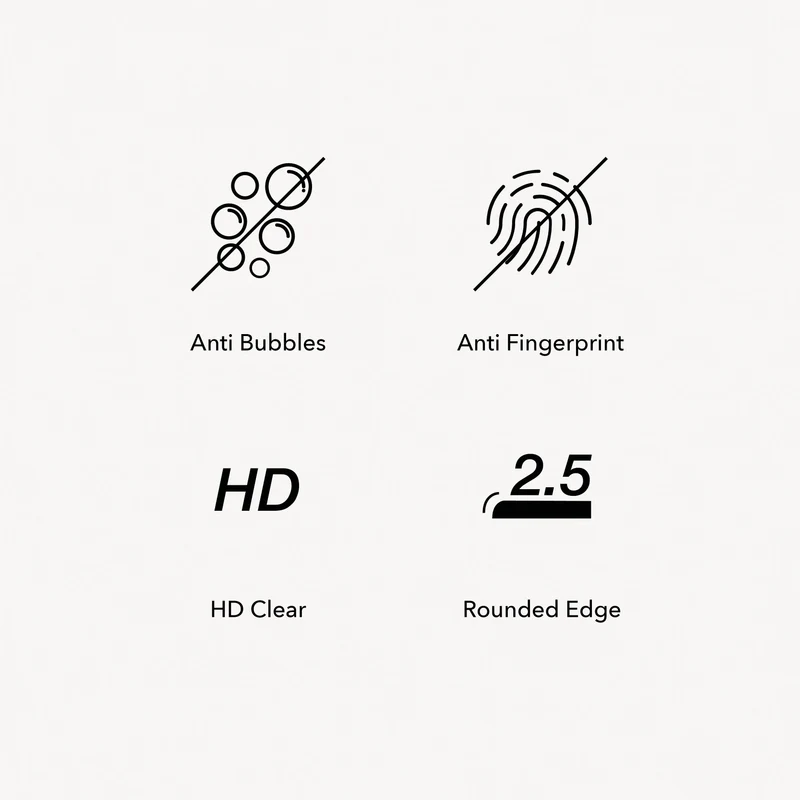 Verre blindé 2.5D (2 pièces) - iPhone 15 Plus