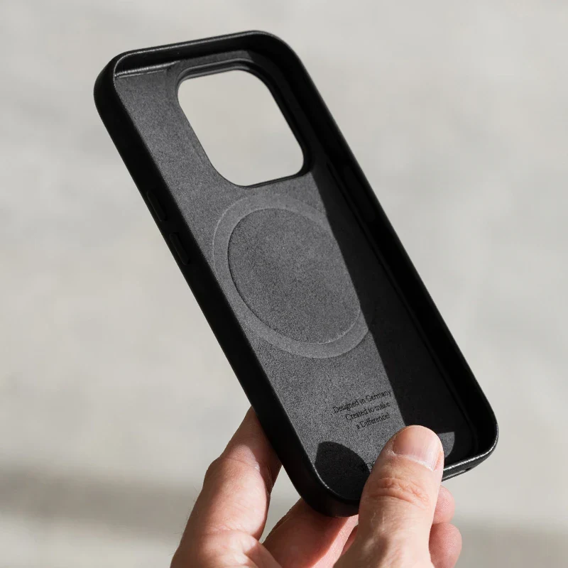 iPhone 15 Pro Max Housse en cuir Vegan