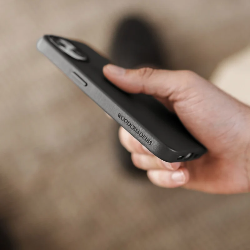iPhone 15 Pro Max Housse en cuir Vegan