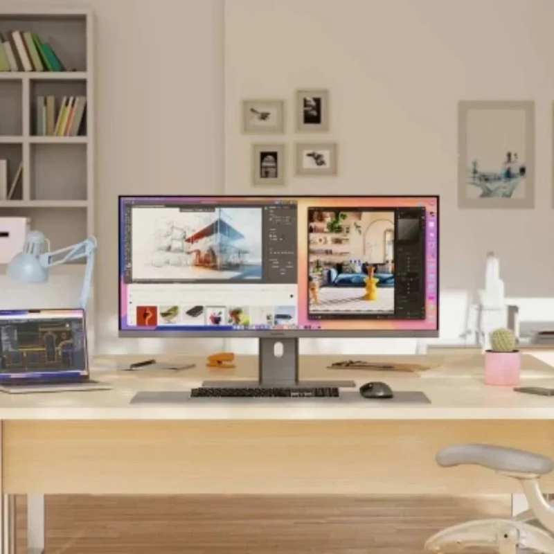 Alogic Edge 40" 5K2K Ultrawide Moniteur Dock – Gris Sidéral