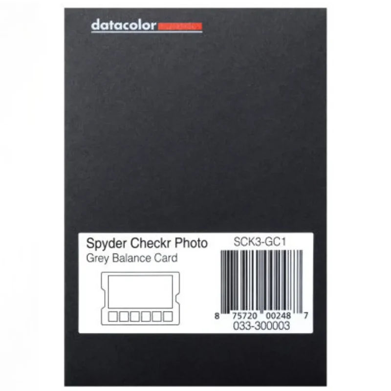 Datacolor Spyder Checkr Photo Grey Balance Card