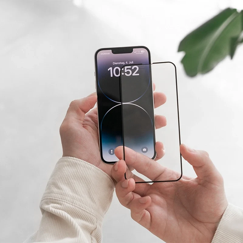 Verre blindé plein écran pour iPhone 15
