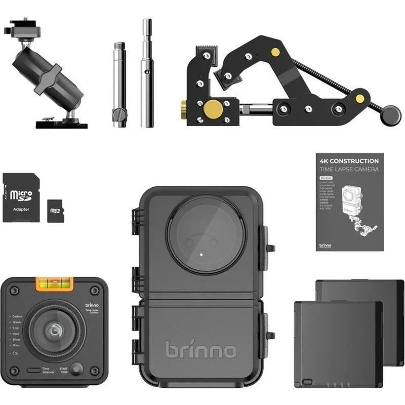 Brinno BCC5000 Construction Time Lapse Camera Solar Power bundle